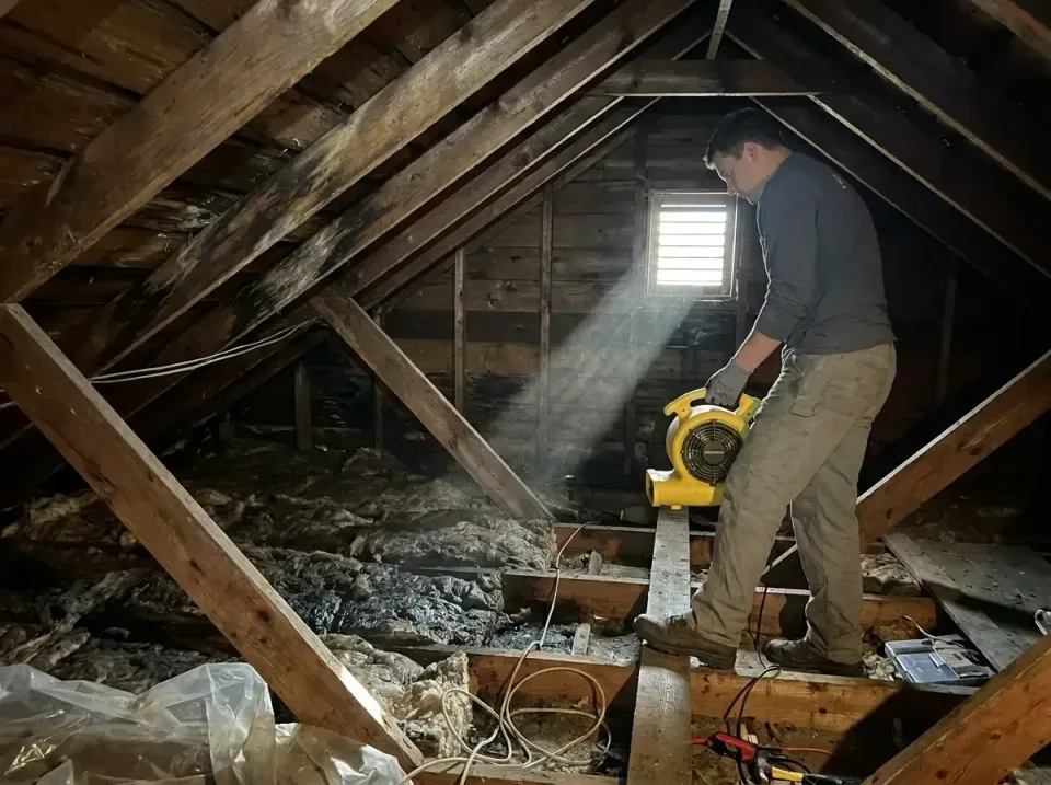 attic-water-damage-drying-proc-007 — frequently asked questions, Emergency Water Extraction & 24/7 Flood Response in Aberdee…